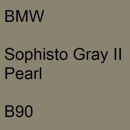 BMW, Sophisto Gray II Pearl, B90.